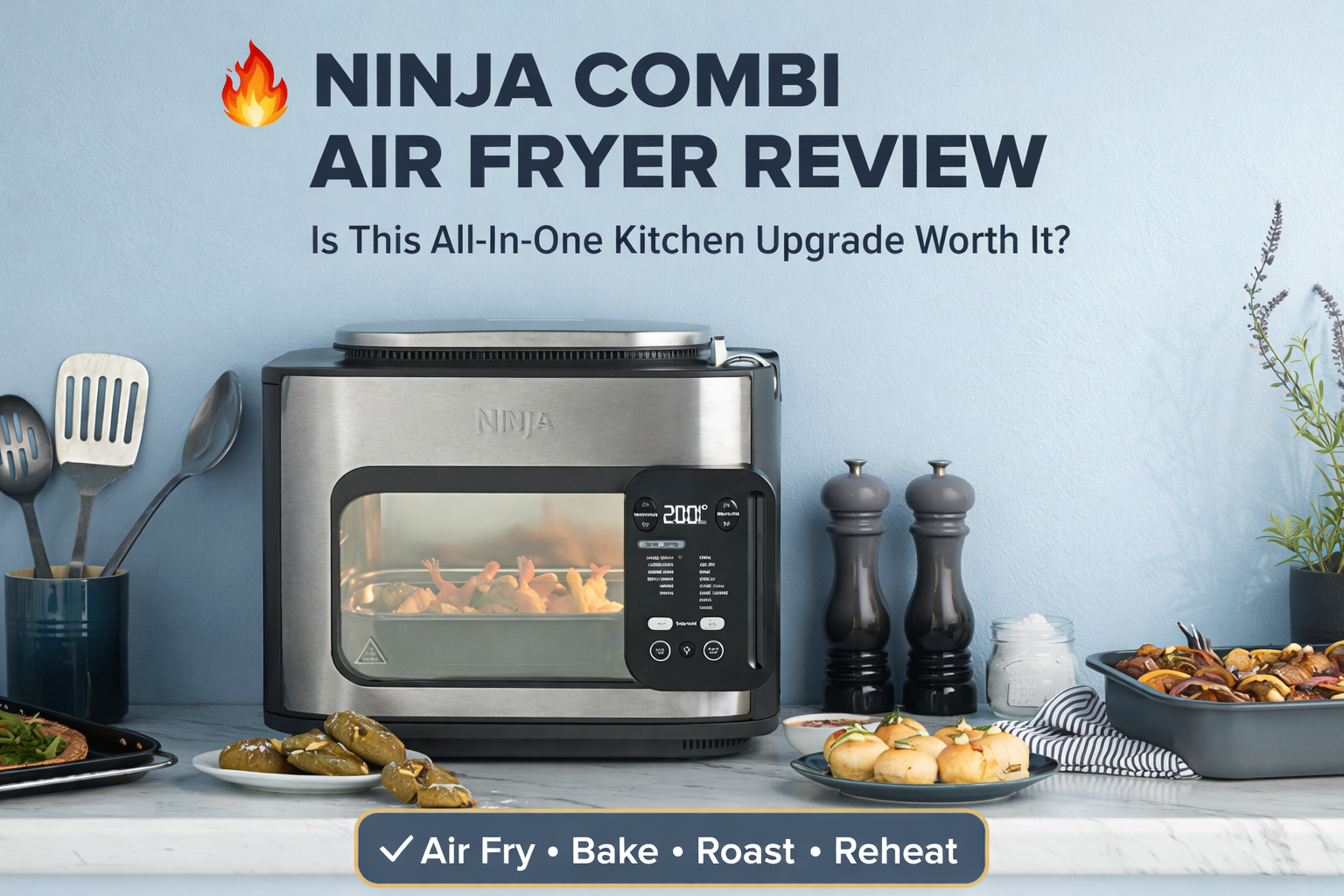 Ninja Combi All-in-One Multicooker, Oven, and Air Fryer | Cookware