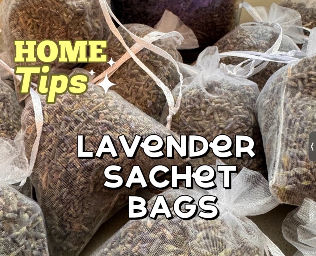 How to make your home smell good without candles | Lavender Sachet Bags | Home&nbsp;Tips