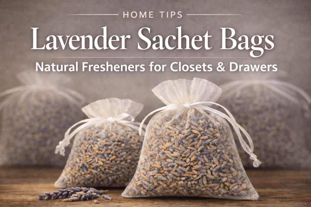 How to make your home smell good without candles | Lavender Sachet Bags | Home&nbsp;Tips